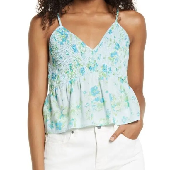 bp Tops - BP floral smocked cami size M